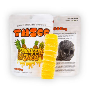 1000mg Thicc Gummies Pineapple Juice 🍍