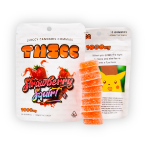 1000mg Thicc Gummies Strawberry Squirt 🍓