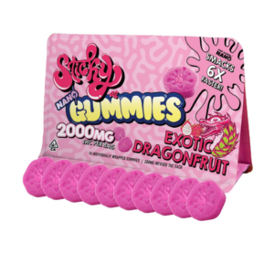 2000mg Sticky Nano Gummies Exotic Dragon fruit