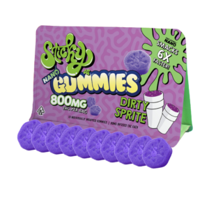800mg Sticky Nano Gummies Dirty Sprite 🥤