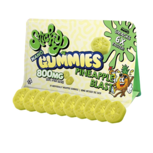 800mg Sticky Nano Gummies Pineapple Blast 🍍