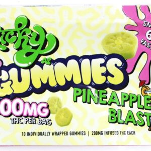 Sticky: Nano Gummies Pineapple Blast 2000mg (Sativa)